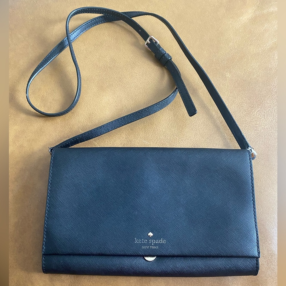Kate spade crossbody black purse